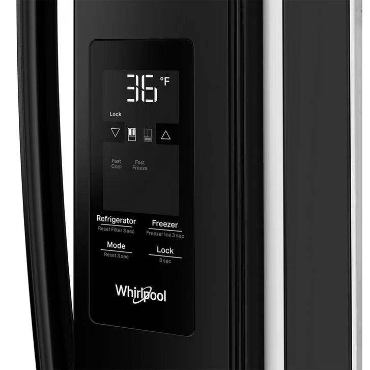 Whirlpool 36 in. 31 cu ft. Standard Depth French Door Refrigerator with Interior Water Dispenser