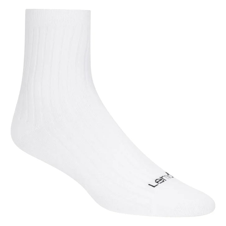 Lemon Casual Ribbed Low Crew Socks, 10-pack