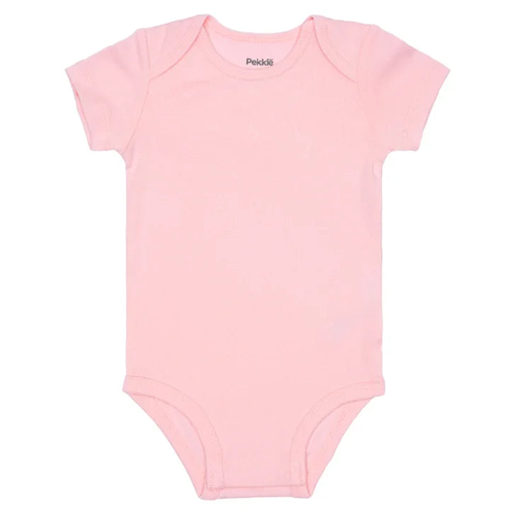 Pekkle Infant Short Sleeve Body Suit, 7-Pack