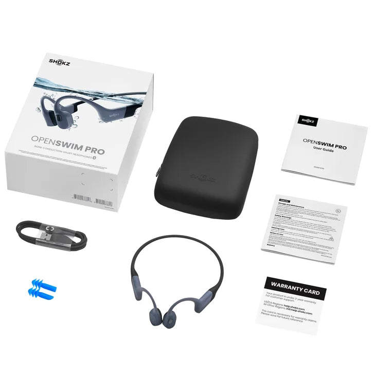 Shokz Openswim Pro Bone Conduction Waterproof Wireless Bluetooth Headphones