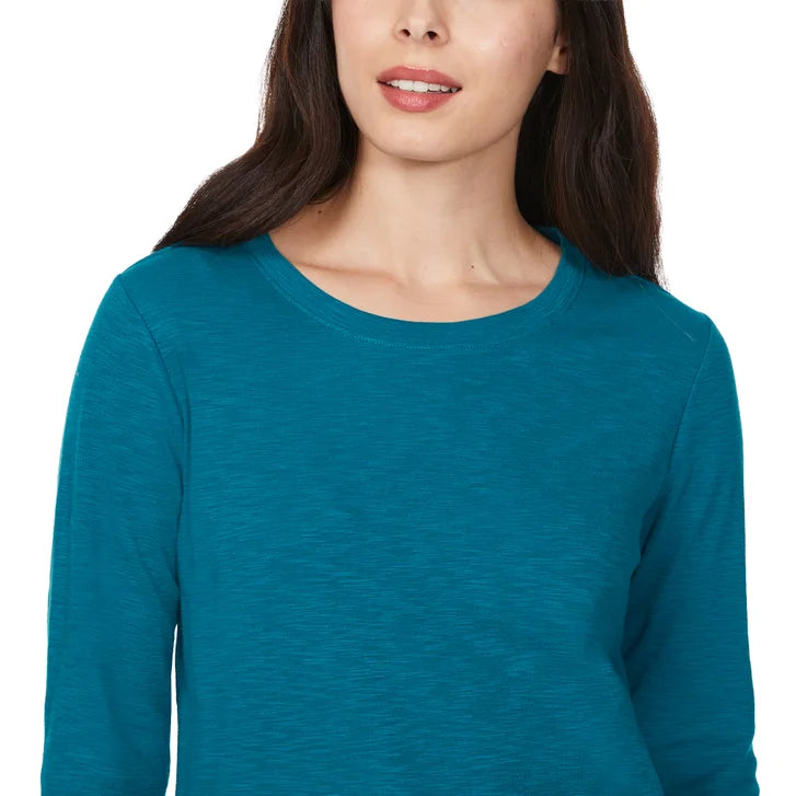 Kirkland Signature Women's Long Sleeve Slub Tee