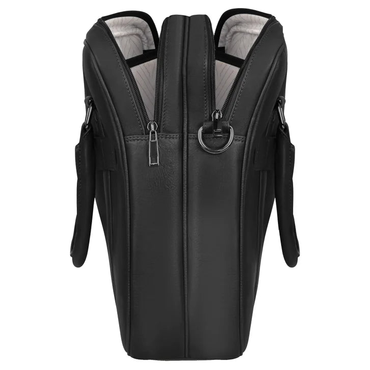 Champs Onyx Collection Leather Briefcase 12 L