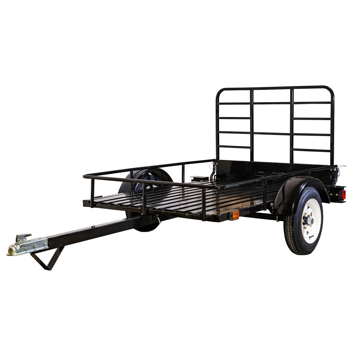 DK2 by Marlon 4 ft. x 6 ft. Single Axle Open Rail Utility Trailer