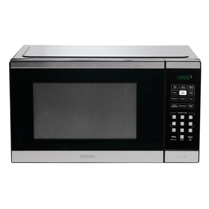 Danby 0.9 cu.ft. Countertop Microwave - Black and Stainless Steel