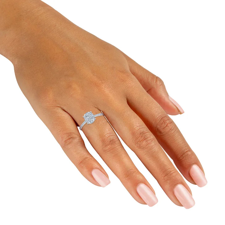 Round Brilliant Diamond Composite Ring (0.50 ctw)