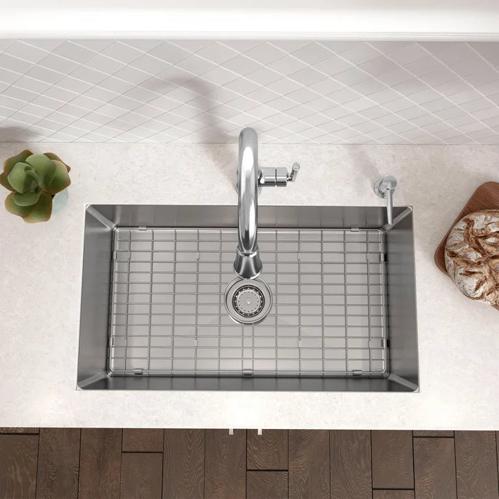American Standard Raviv 32-Inch Stainless Steel Kitchen Sink With Pull-down Faucet