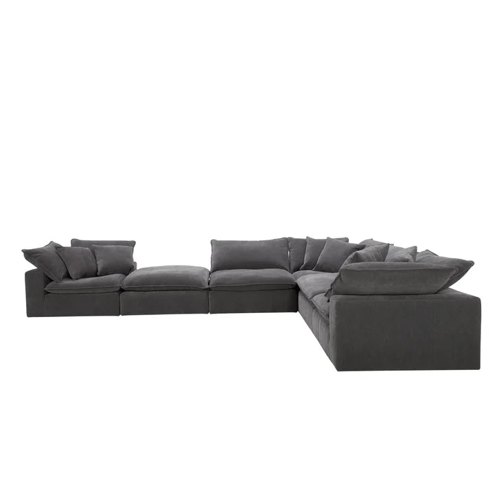 Aiden & Ivy Sereen 6-piece Fabric Sectional
