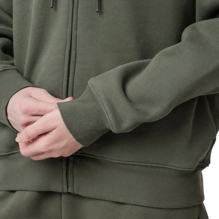 Tuff Athletics Women’s Oversized Fleece Hooded Full Zip