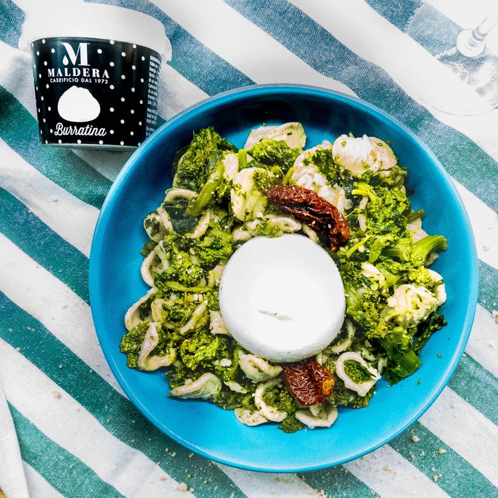 Maldera Burrata Cheese 100 g (3.5 oz) × 15 pack