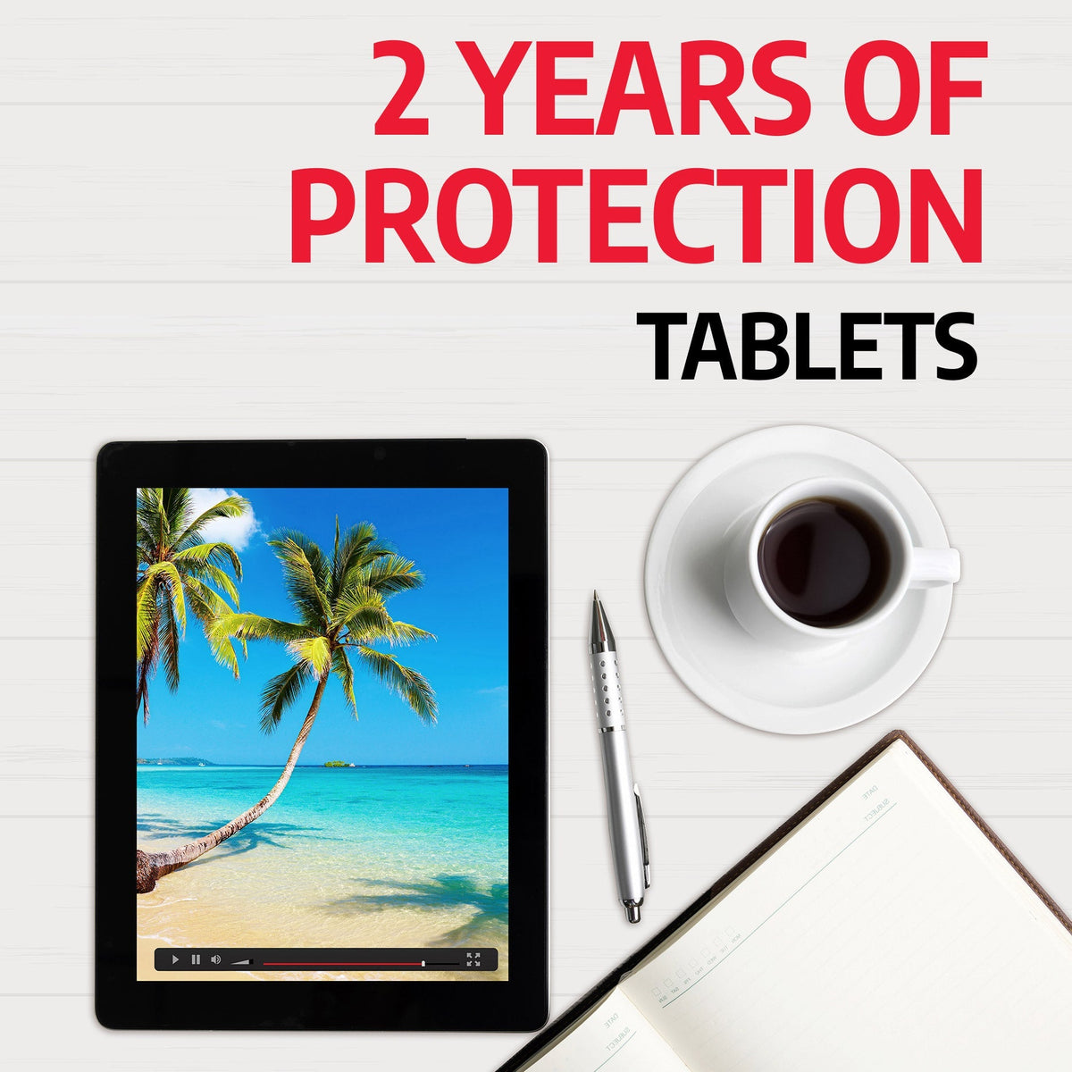 ExcellencePlus+ 2-year warranty. No deductibles and no additional fees for 1 tablet from $300 to $749.99