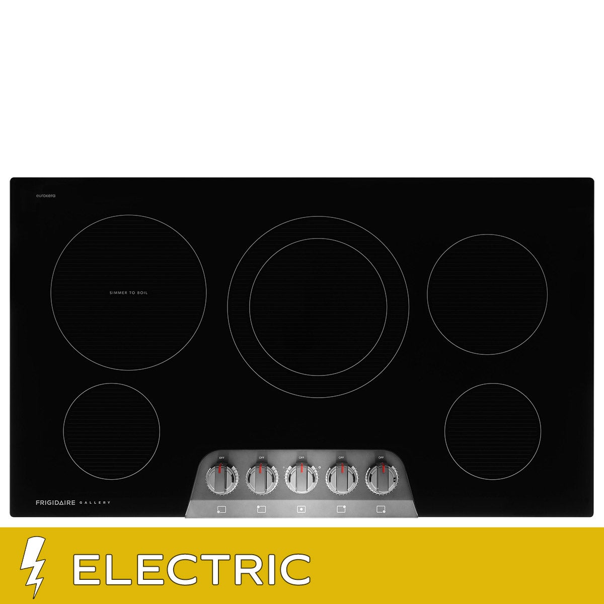 Frigidaire Gallery 36 in. Electric Cooktop with EvenTemp Technology