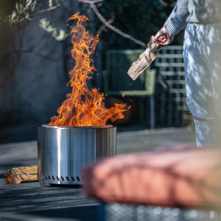 RedFire Volcano Pellet Fire Pit Extra Large Stainless Steel