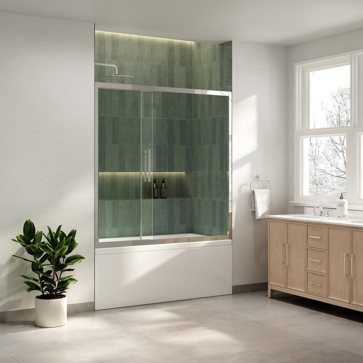 OVE Decors Dante 59 in. × 59 in. Sliding Bathtub Door