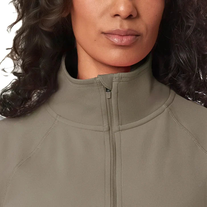 Mondetta Women’s Peached Interlock Yoga Jacket