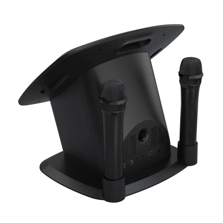 Singing Machine Ultimate Karaoke Party System with Vocal Removal and Two Wireless Microphones