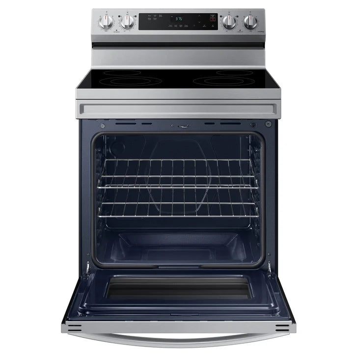 Samsung 30 in. 6.3 cu ft. Stainless Steel Electric Range with Steam Clean and Built-in Wi-Fi