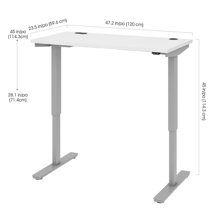 Bestar Upstand 61 cm x 122 cm (24 in. x 48 in.) Height Adjustable Desk