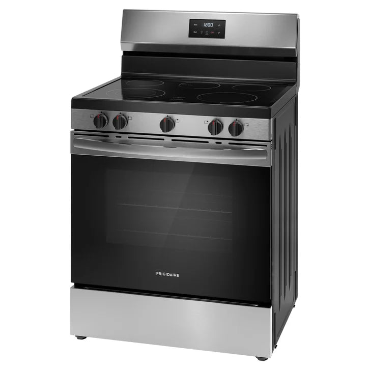 Frigidaire 30 in 5.3 cu ft. Electric 5-Burner Range with Even Baking Technology