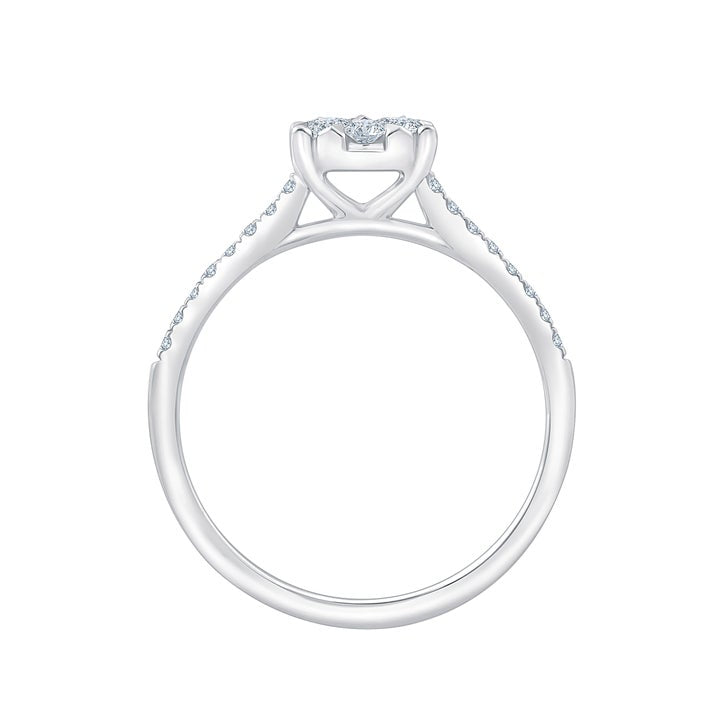 Round Brilliant Diamond Composite Ring (0.50 ctw)