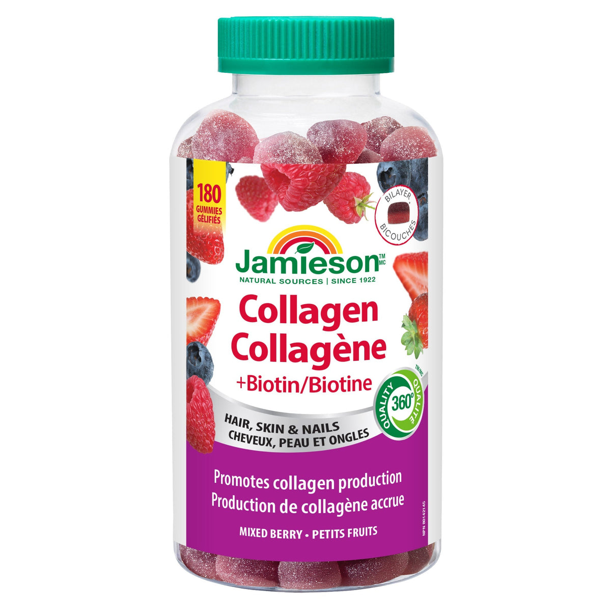 Jamieson - Collagen + Biotin Gummies, 180 Gummies
