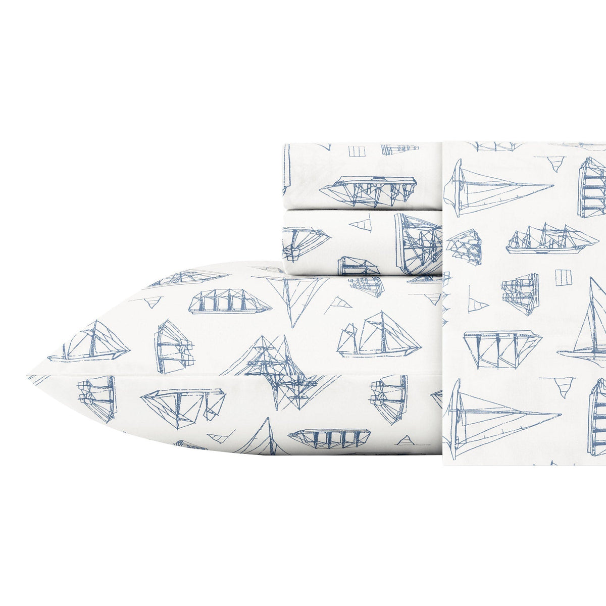 Nautica - Cotton Percale Sheet Set