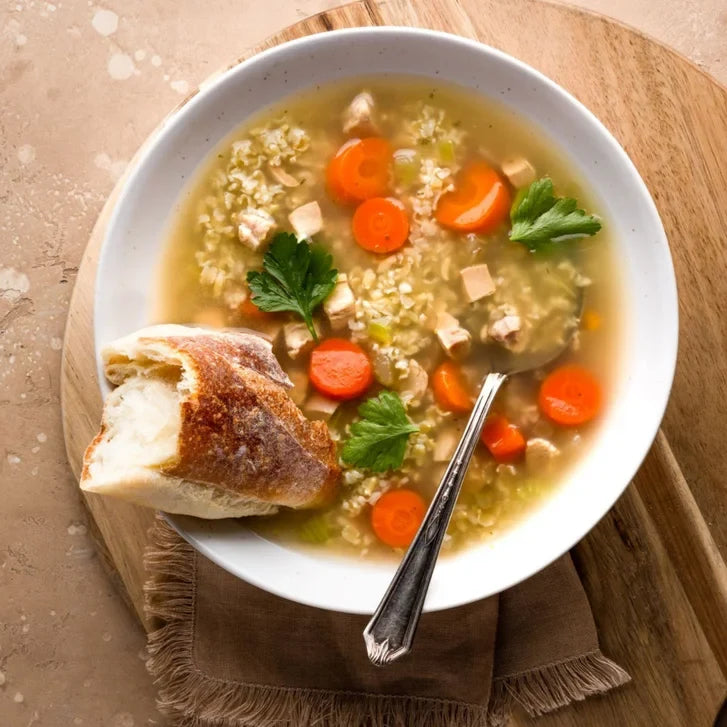 Yorkshire Valley Farms Organic Chicken & Brown Rice Soup, 12 x 398 mL
