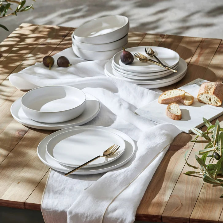 Stone Lain Macchio Stoneware Dinnerware Set, 12-pieces