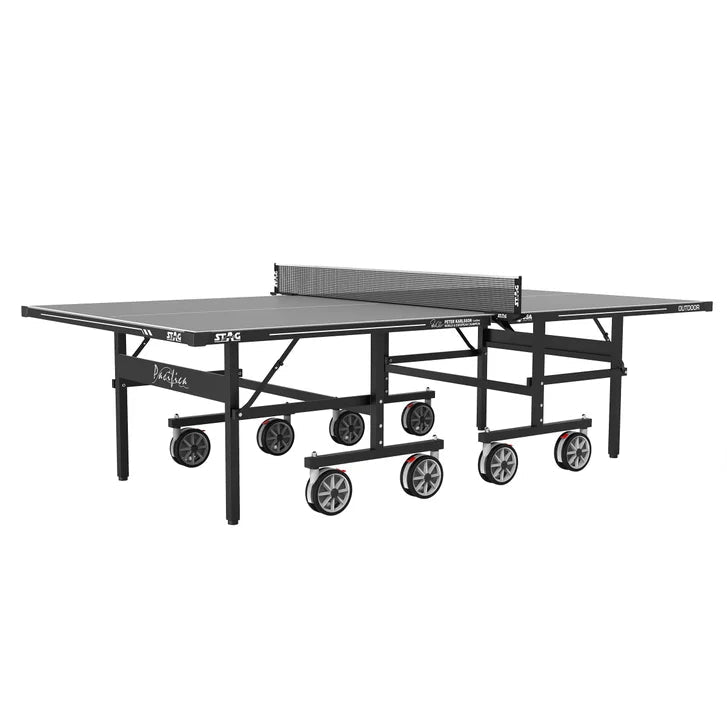 Stag Pacifica Outdoor Table Tennis Table Bundle