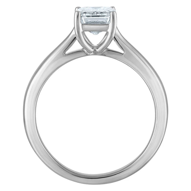1.70 ct Emerald Cut, Clarity VS1, Colour F, Diamond Solitaire Ring