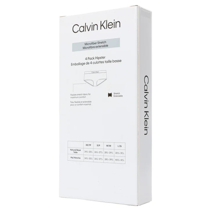 Calvin Klein Women's Curve Hipster, 4-pack