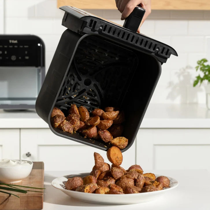 T-fal Infrared Air Fryer, 7-in-1, 5 L (5.3 qt.) Infra-Heat Technology, Black