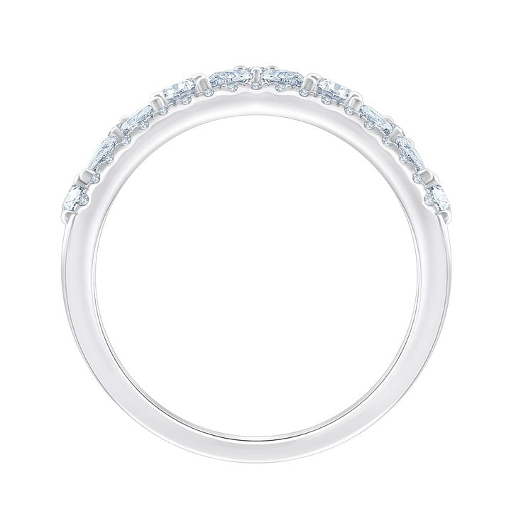 Oval, Pear and Round Brilliant Diamond Ring (1.25 ctw)