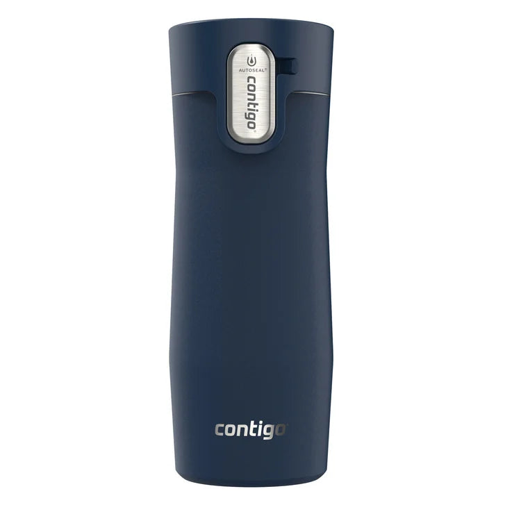 Contigo West Loop 473 mL (16 oz) Stainless Steel Travel Mug, 2-pack
