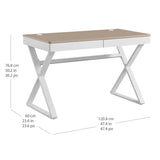 Bayside Furnishings 121.9 cm (48 in.) Writing Desk