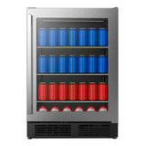 Hisense 5.4 cu. ft. 164-can Stainless Steel Built-in or Freestanding Beverage Center with Wi-Fi Connectivity