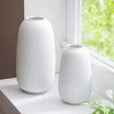 Evergreen LED Porcelain Lantern, 2-piece