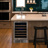 Wine Cell'R 46-bottle Built-in Single Zone Stainless-steel Wine Cellar