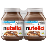 Nutella Hazelnut Spread with Cocoa, 2 × 1 kg