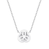 Round Brilliant Diamond Floral Necklace (0.25 ctw)