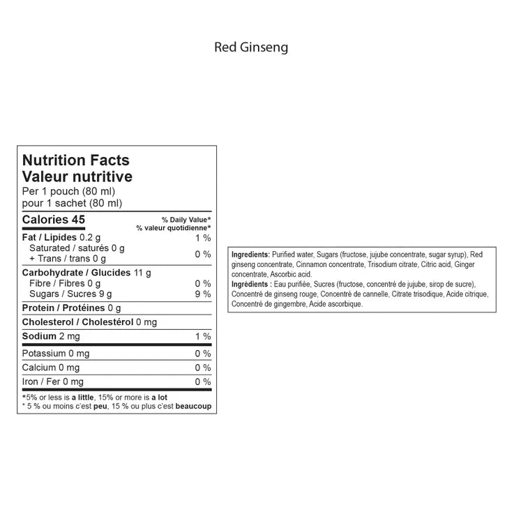 Korean Red Ginseng Tonic, 60 x 80ml