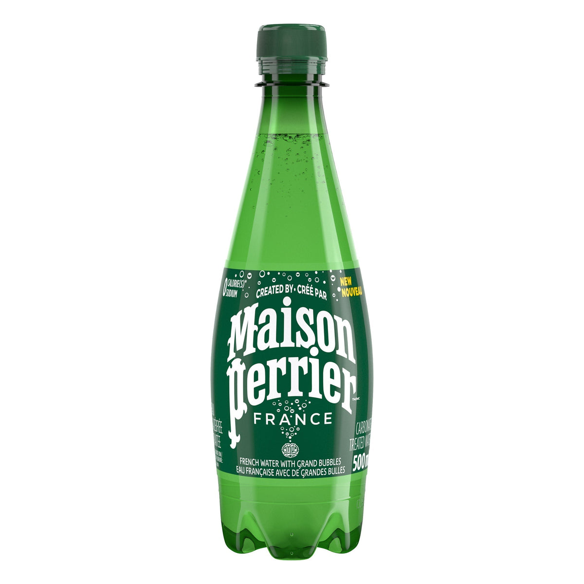 Maison Perrier Carbonated Natural Spring Water, 500 mL 24-pack