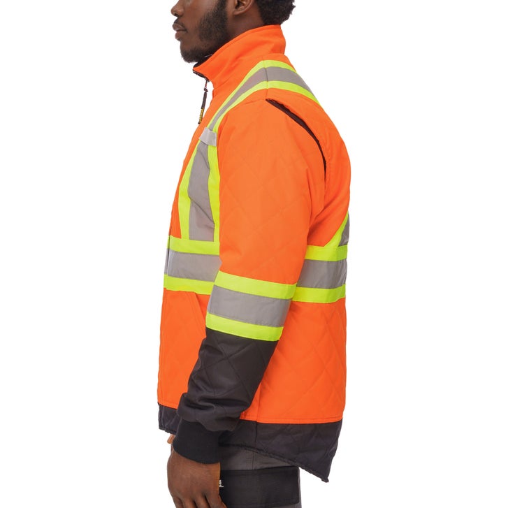 Holmes Workwear High-visibility Quilted Freezer Jacket
