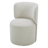 Aiden & Ivy Armless Dining Chair with Casters