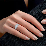Princess Cut and Round Brilliant Diamond Ring (1.20 ctw)