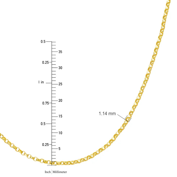 High Polish Rolo Chain
