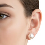 10.5 – 11 mm Cultured Freshwater Pearl Earrings