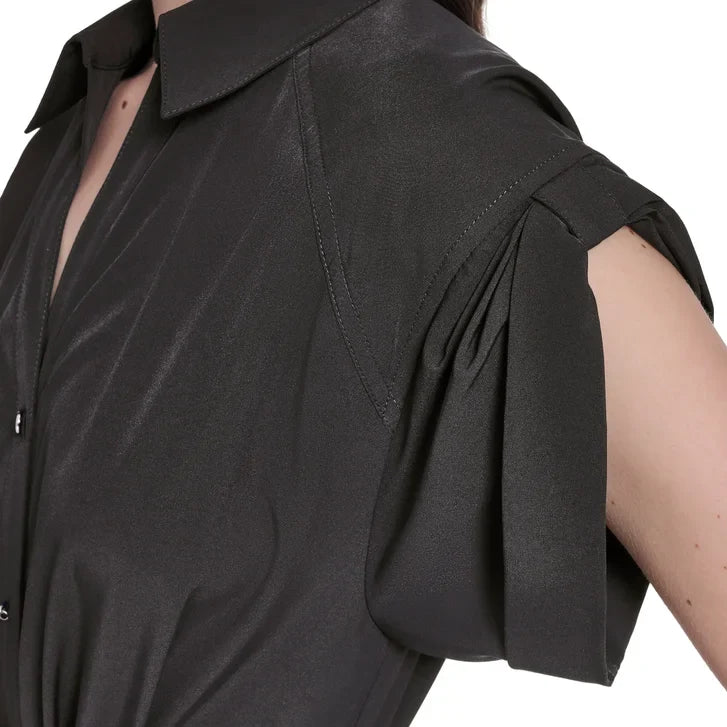 DKNY Women's Belted Shirt Dress