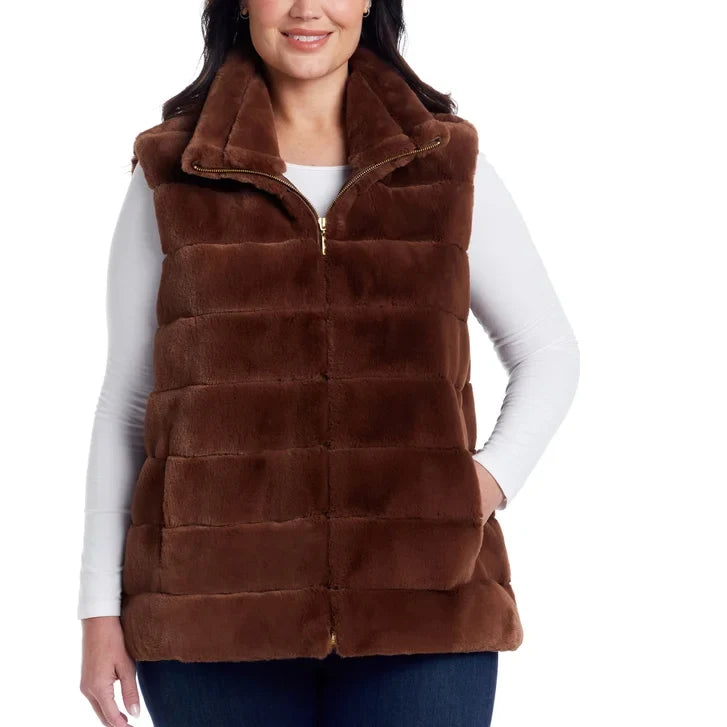 Weatherproof Women's Faux Fur Vest