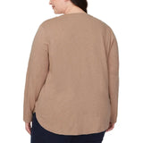 Kirkland Signature Women's Long Sleeve Slub Tee