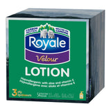 Royale Velour Lotion Facial Tissues, 24 Cube Boxes, 54 Sheets Per Box